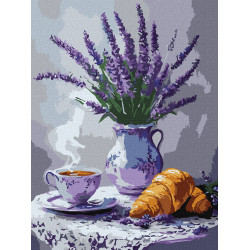 Картина за номерами Лавандовий натюрморт 30x40см КНО3324