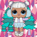Картина за номерами L.O.L. Surprise! Winter chill. Snow Angel 25x25см КНО1318