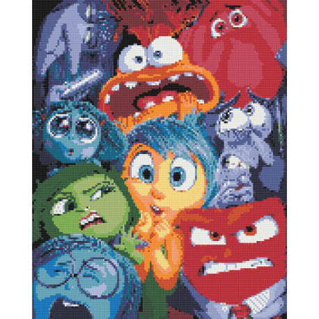 Алмазна мозаїка Головоломка. Герої кіно 40*50 см OD 3149