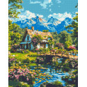 Алмазна мозаїка Альпійська гармонія 40*50 см OD 3492