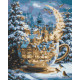 Алмазна мозаїка Ніч різдвяних чудес 40*50 см OD 3551