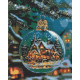 Алмазна мозаїка Різдвяна ніч 40*50 см OD 3550