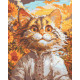 Алмазна мозаїка Котик у вишиванці. Український сюжет 40*50 см OD 30070