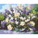 Алмазна мозаїка Букет польових квітів 40*50 см OD 3073