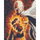 Алмазна мозаїка Аніме. Ванпанчмен (людина одного удару) 40*50 см OD 31100