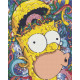 Алмазна мозаїка Герої кіно. Сімпсони. Гомер 40*50 см OD 3317