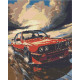Алмазна мозаїка Авто BMW E34 40*50 см OD 3324