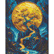 Алмазна мозаїка Пейзаж. Чарівне дерево 40*50 см OD 3411