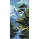 Алмазна мозаїка Карпатський пейзаж 40*80 см Орігамі OD 5157