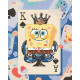 Алмазна мозаїка Спанчбоб - король океану 40*50 см OD 6010