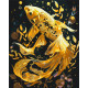 Картина за номерами  Золота рибка з фарбами металік 40*50 см LW 9670