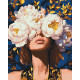 Картина за номерами Дівчина у квітах  40*50 см LW 30350