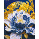 Картина за номерами Дивовижна квітка з фарбами металік 40*50 см LW 3443