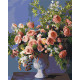 Картина за номерами Букет півоній у вазі 40*50 см LW 3239