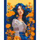 Картина за номерами Український сюжет. Дівчина українка 40*50 см LW 30040