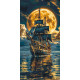 Картина за номерами Корабель у морі 40*80 см LW 5108