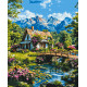 Картина за номерами Пейзаж. Альпійська гармонія 40*50 см LW 3492