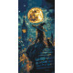 Картина за номерами Юна відьма з фарбами металік 40*80 см LW 5130