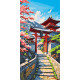 Картина за номерами  Японська весна 40*80 см LW 5148