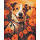 Алмазна мозаїка Пес Патрон у вишиванці 40*50 см OD 32021