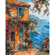 Алмазна мозаїка Будинок на узбережжі 40*50 см OD 3482