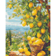 Алмазна мозаїка Лимонне дерево 40*50 см OD 3490
