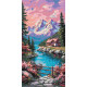 Алмазна мозаїка Спокій вершин 40*80 см OD5146