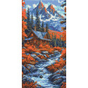 Алмазна мозаїка/вишивка Шепіт осіннього лісу 40*80 см OD 5175