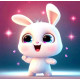 Алмазна мозаїка Радісний зайчик 20*20см S10048