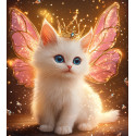 Алмазна мозаїка  Чарівна кішка 20*20см S10114