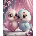 Алмазна мозаїка Пташенята 20*20см S10267