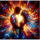 Алмазная мозаика Калейдоскоп почутів 20*20см S10328