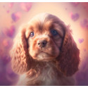 Алмазна мозаїка Чарівне щеня 30*40см S20051