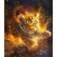 Алмазна мозаїка Вогняний стрибок 30*40см S20102