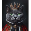 Алмазна мозаїка Котяча велич  30*40см S20173