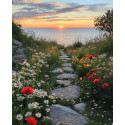 Алмазна мозаїка Стежка до моря 30*40см S20183
