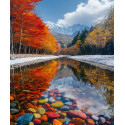 Алмазна мозаїка Райдужний краєвид 30*40см S20240