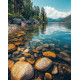 Алмазна мозаїка Спокійні води 30*40см S20251
