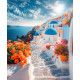 Алмазна мозаїка  Санторіні  30*40см S20263