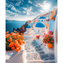 Алмазна мозаїка  Санторіні  30*40см S20263