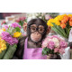 Алмазна мозаїка Продавець квітів  30*40см S20327