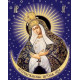 Алмазна мозаїка Остробрамська ікона Божої Матері  30*40см S20404