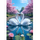 Алмазна мозаїка Лебедина вірність 30*40см S20405