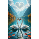 Алмазна мозаїка Озеро закоханих 30*40см S20406