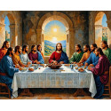 Алмазна мозаїка Таємна вечеря 30*40см S20418