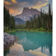 Алмазна мозаїка Озеро серед гір 30*40см S30035