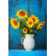 Алмазна мозаїка  Соняшники в білому глечику 30*40см S30043