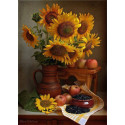 Алмазна мозаїка Соняшники і яблука S30047