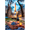Алмазна мозаїка Паризький пікнік 40*50см S40091