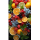 Алмазна мозаїка Фруктовий коктейль 40*50см S40116
